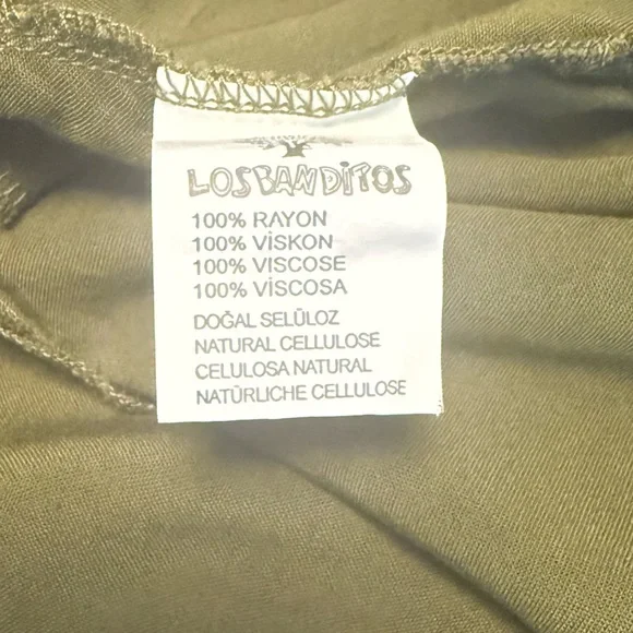 MAWLANA Wrap Style Long Dress Dark Olive Green - Picture 3 of 10